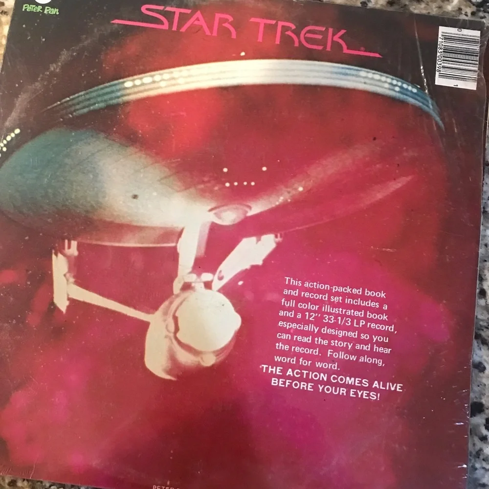🪐VINTAGE STAR TREK Book & Record Set - Picture 6 of 7